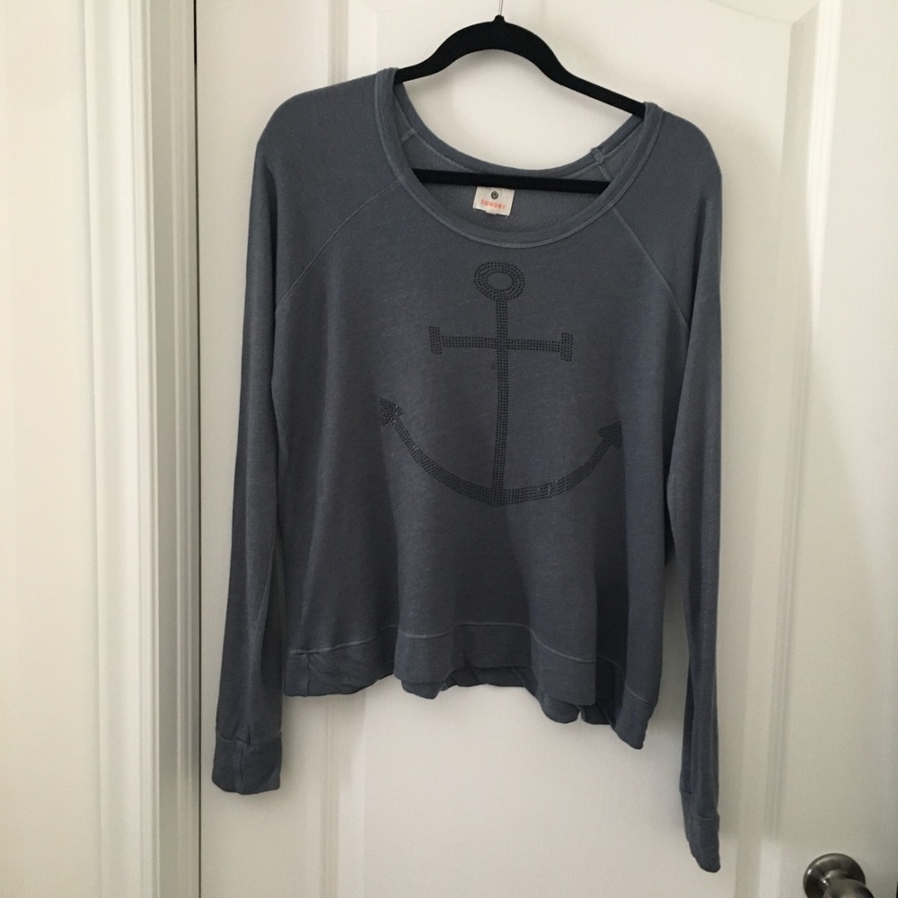 Sundry drapey sweatshirt, size 1.